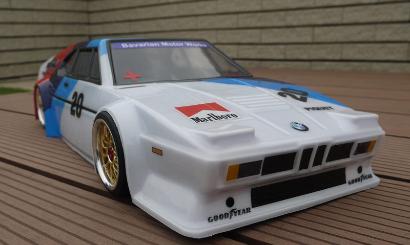 Unpainted 1/10 Classic BMW M1 Procar M Power RC Touring Car Body ...