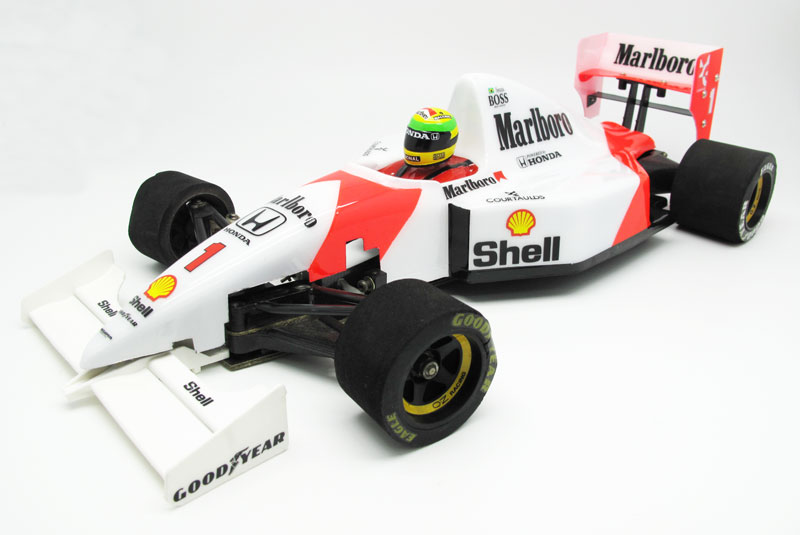 1/10 RTR Prepainted 1992 F1 McLaren MP4/7 Ayrton Senna RC Body for