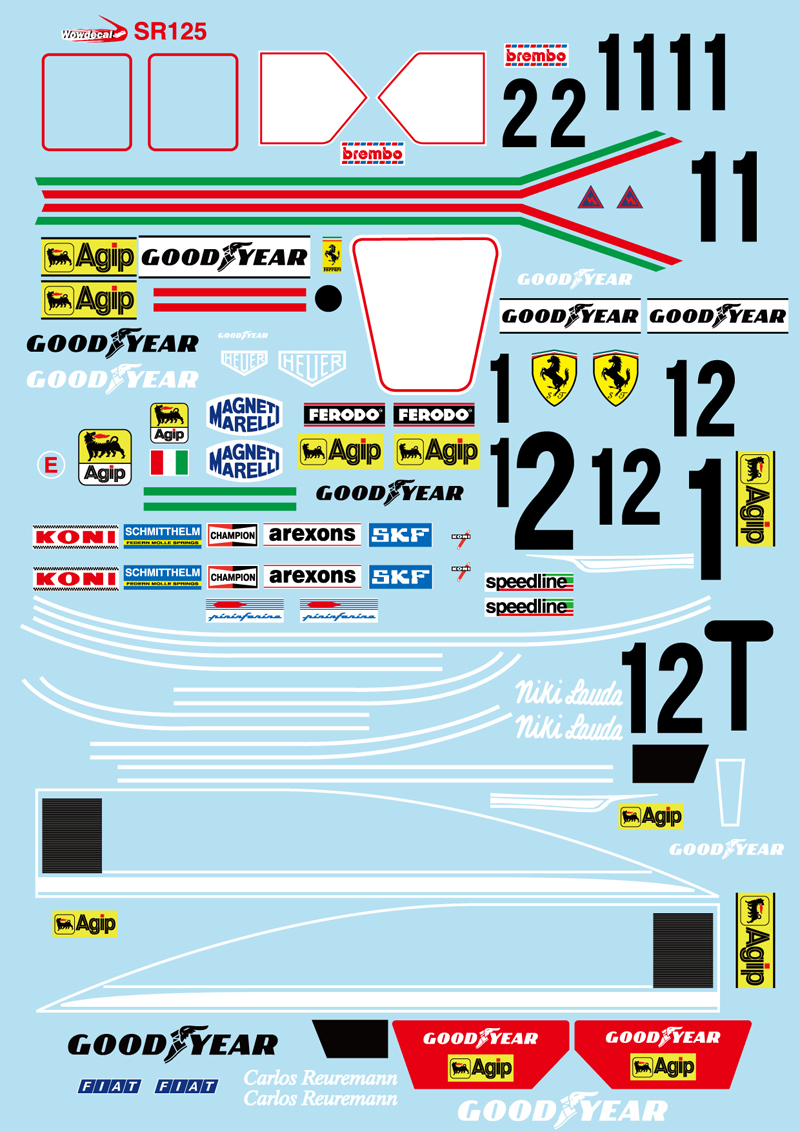 f1 rc decals