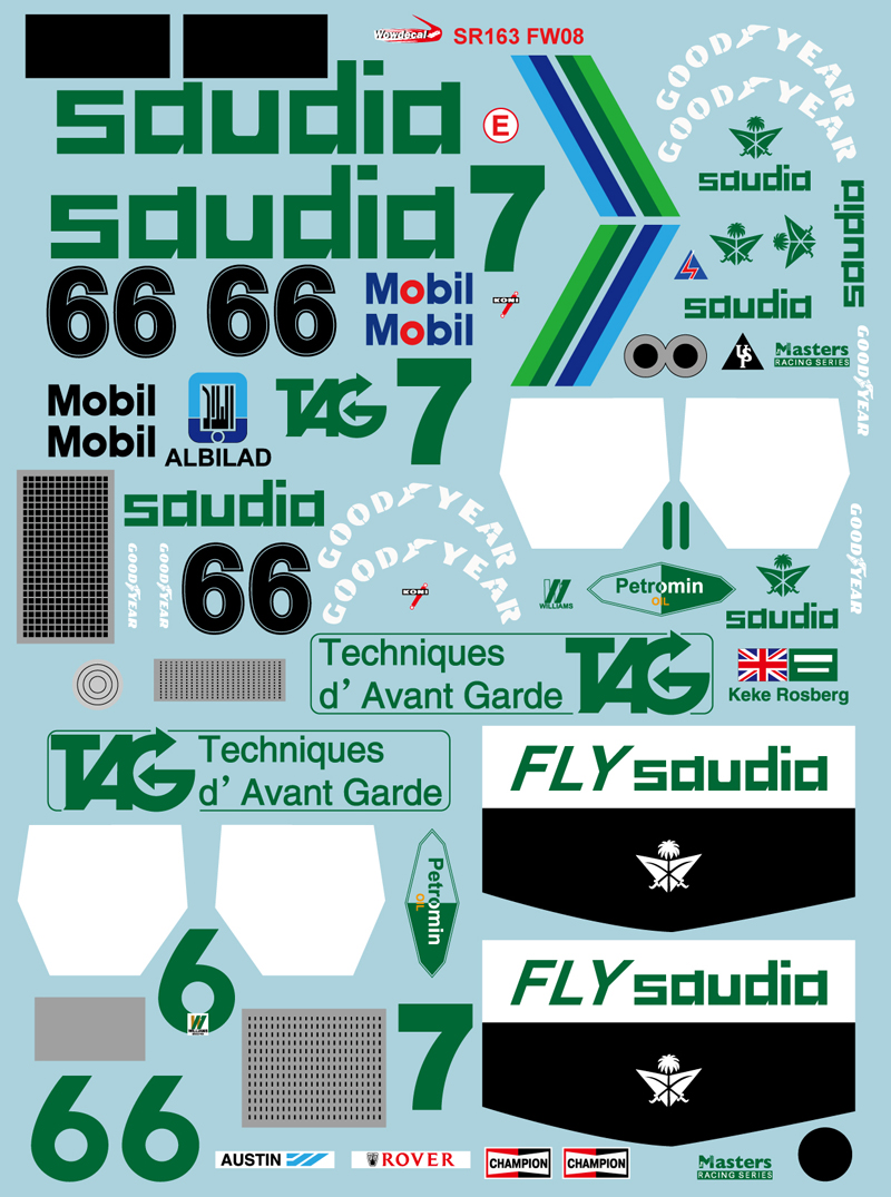 f1 rc decals